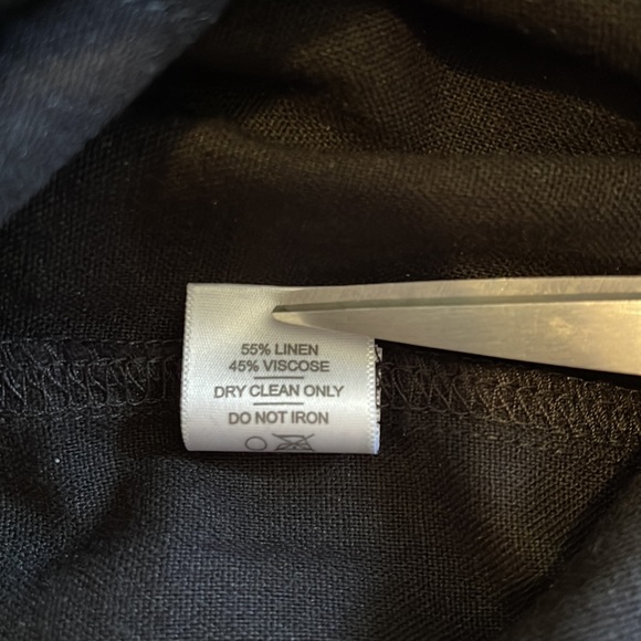 American Giant Easy Linen Blend Pants, XL, Black, Made in USA, Drawstring NWOT - Picture 4 of 9